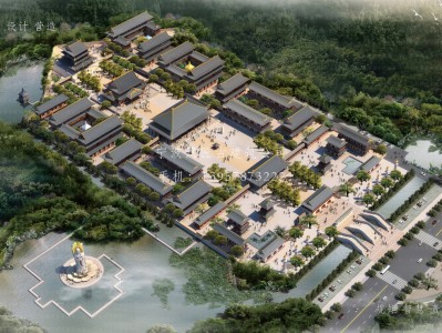 香洲护国寺重建项目工程施工